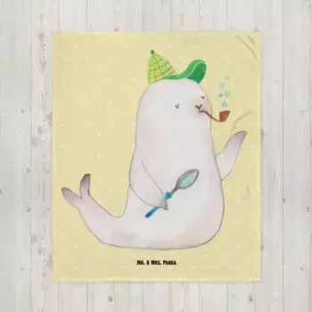 Одеяло Mr. & Mrs. Panda, желтый