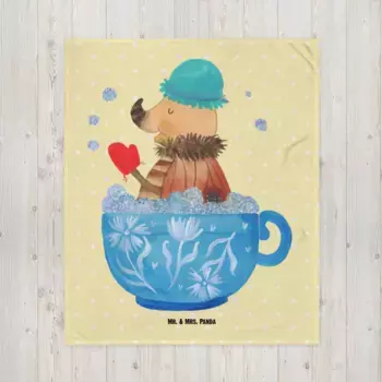 Одеяло Mr. & Mrs. Panda, желтый