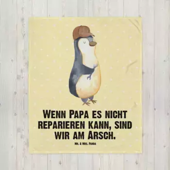 Одеяло Mr. & Mrs. Panda, желтый