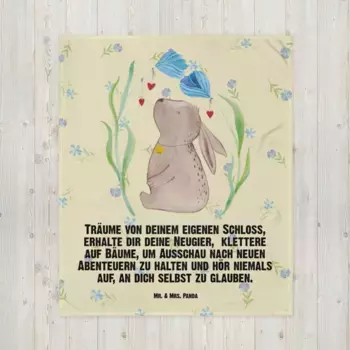 Одеяло Mr. & Mrs. Panda, желтый