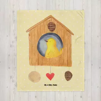 Одеяло Mr. & Mrs. Panda, желтый