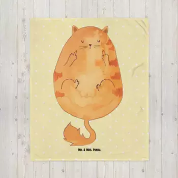 Одеяло Mr. & Mrs. Panda, желтый