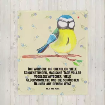 Одеяло Mr. & Mrs. Panda, желтый