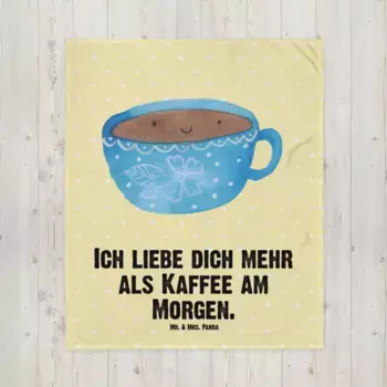 Одеяло Mr. & Mrs. Panda, желтый