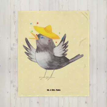 Одеяло Mr. & Mrs. Panda, желтый