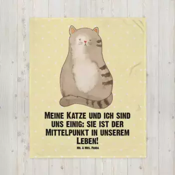 Одеяло Mr. & Mrs. Panda, желтый