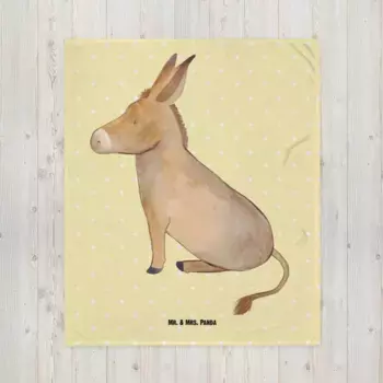 Одеяло Mr. & Mrs. Panda, желтый