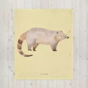 Одеяло Mr. & Mrs. Panda, желтый