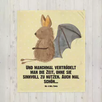 Одеяло Mr. & Mrs. Panda, желтый