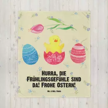 Одеяло Mr. & Mrs. Panda, желтый