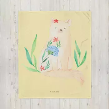 Одеяло Mr. & Mrs. Panda, желтый