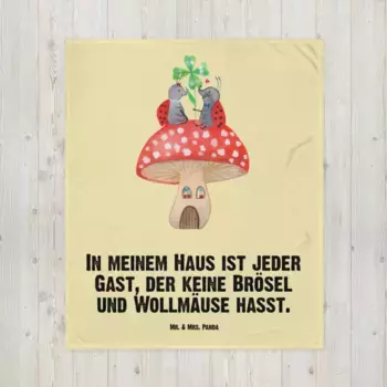 Одеяло Mr. & Mrs. Panda, желтый