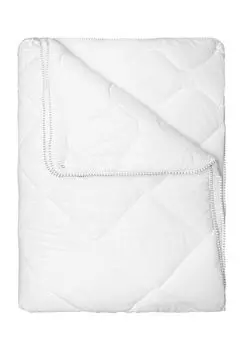 Одеяло Muller Textil 140 х 220 см, пуховое одеяло 100% хлопок - 4 сезона