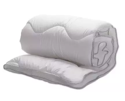 Одеяло Muller Textil 240 х 200 см, пуховое одеяло 100% хлопок - 4 сезона