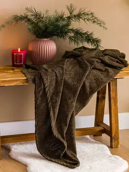 Одеяло на колени из синели 130x170 см LCW Home