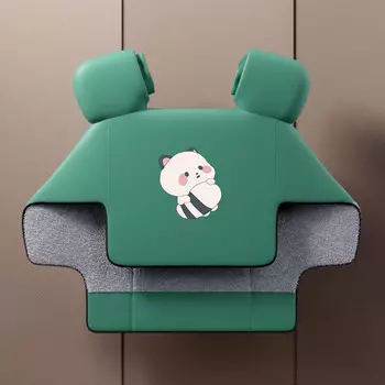 Одеяло на лобовое стекло электромобиля Kuang-Chi Осень и зима Плюс бархатное утолщение Теплая батарея Холодозащитный ветрозащитный чехол для электромобиля (модель не для родителей) Плюс бархатное утолщенное боковое крыло Стиль - Little Cute Bear...