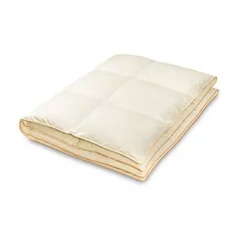 Одеяло натуральный 80% пух 200/200 1,6кг бежевый Wilpol bis