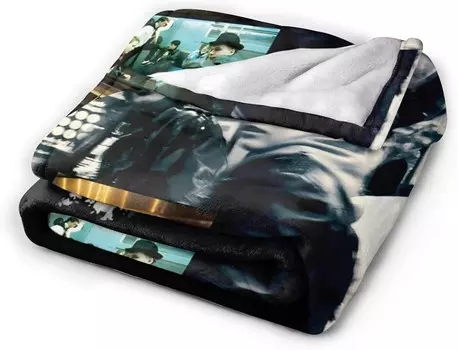 Одеяло New Music Kids On The Band Block, ультрамягкие фланелевые легкие пледы для декора дивана-кровати 40 "X30" LichaoQian, Black