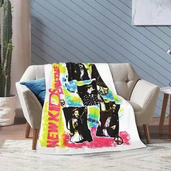 Одеяло New Music Kids On The Band Block, ультрамягкие фланелевые легкие пледы для декора дивана-кровати 40 дюймов X30 дюймов LichaoQian, Black