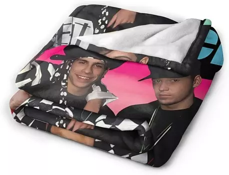 Одеяло New Music Kids On The Band Block, ультрамягкие фланелевые легкие пледы для декора дивана-кровати 40 дюймов X30 дюймов LichaoQian, Black