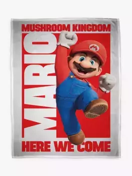 Одеяло Nintendo Super Mario Movie Fleece