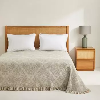 Одеяло Noelle из хлопка и льна El Corte Ingls, шерсть