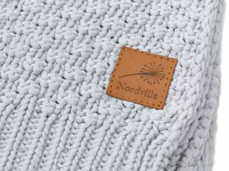 Одеяло Nordville, светло-серый