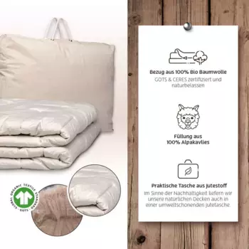 Одеяло Oberlausitzer Alpakaland e. V., белый