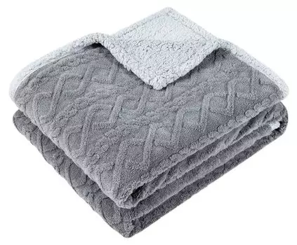 Одеяло Paco Home Aed, 200x1x240 см цвет graugrau