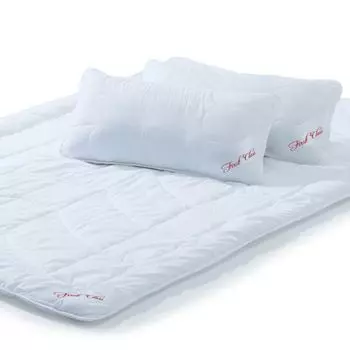 Одеяло первого класса 1x 200x200 + 2x40x80 PES микрофибра 1500 + 2x600г стежка зоны тела CelinaTex