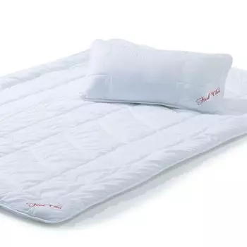 Одеяло первого класса 1x 220x260 + 2x40x80 PES микрофибра 2170г + 2x600г стежка зоны тела CelinaTex