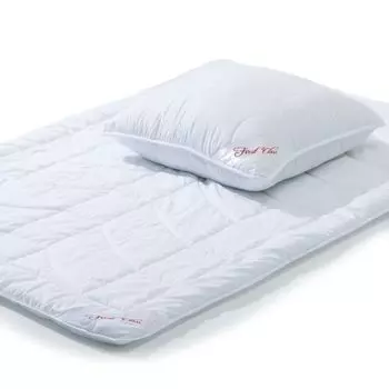 Одеяло первого класса 1x 230x220 + 2x80x80 PES микрофибра 1920г + 2x1200г стежка зоны тела CelinaTex