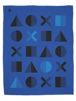 Одеяло PlayStation /Fleece, темно-синий
