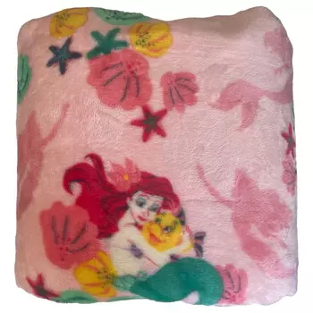 Одеяло плюшевое Big One Disney Little Mermaid Ariel, розовый