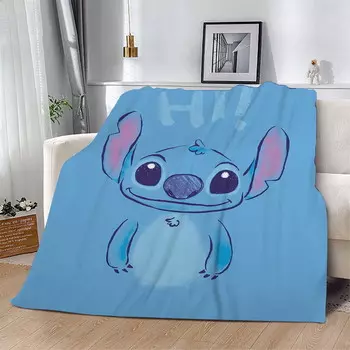 Одеяло плюшевое Lilo & Stitch Mengen, синий