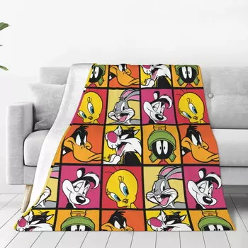 Одеяло плюшевое Looney Tunes Nodrand, черный
