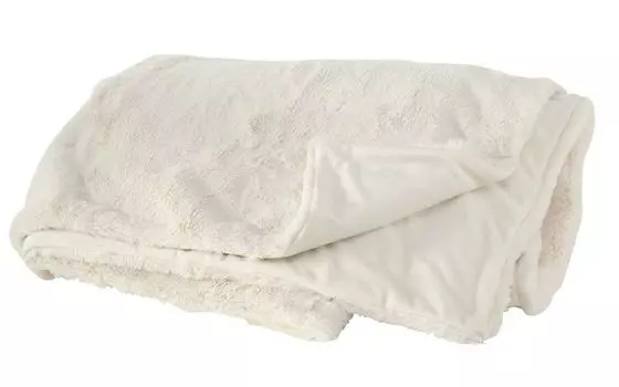 Одеяло/плюшевое одеяло "Сторан", под мех, кремового цвета, 1,5х2м, от Boltze, бежевый