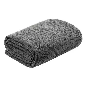Одеяло покрывало STONE 1 стальной 220х240 см стальной светло-серый серый Eurofirany