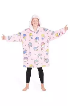 Одеяло-пончо с капкейком CityComfort, мультиколор