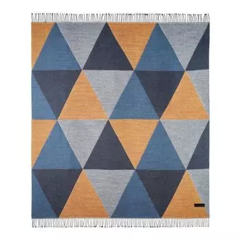 Одеяло Potsdam, треугольник, 150х180 см, серое Proflax, синий