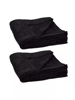 Одеяло relaxdays 2x Kuschel, черный