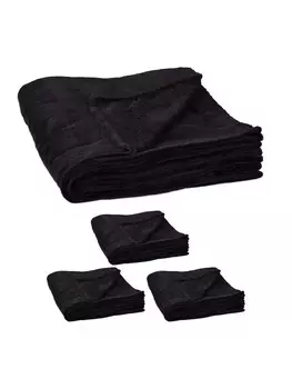 Одеяло relaxdays 4x Kuschel, черный