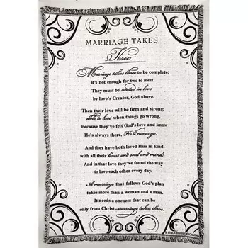 Одеяло с принтом Dicksons, белый