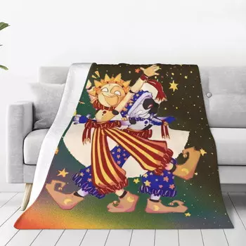 Одеяло с принтом Fnaf Sundrop 40 х 30 дюймов, разноцветный