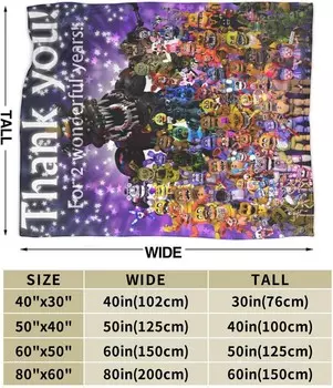 Одеяло с принтом Jeinju, фиолетовый