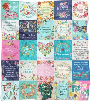 Одеяло с принтом Mindunm, белый