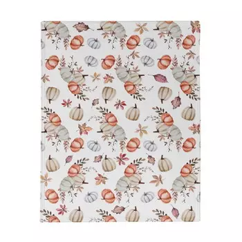 Одеяло с принтом с тыквами NCWSO, белый