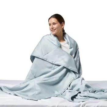 Одеяло с шелковым наполнителем Vesta, синий