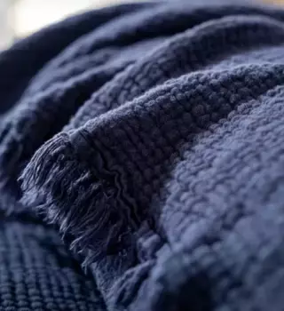Одеяло Sandiik, темно-синий