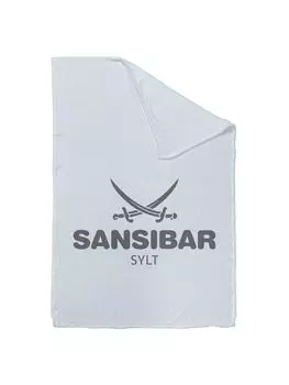 Одеяло Sansibar домашнее одеяло приятное одеяло флисовое одеяло, 150х200 см, серебристый/морозно-серый, серебро